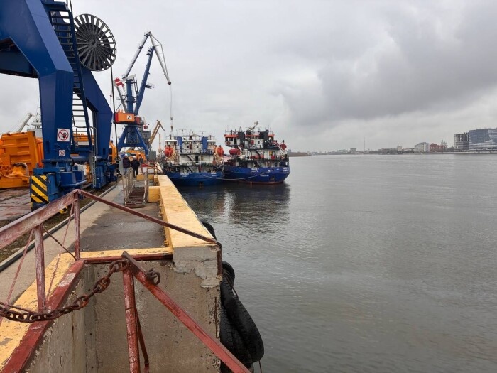    Морской порт в городе Астрахань Астраханской области. Источник фото: пресс-служба АНО СК «Каспий 2030».