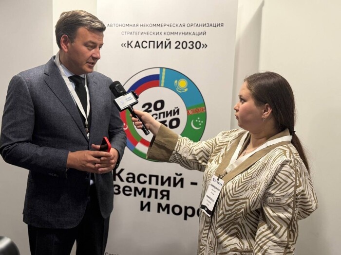   Зайцев Александр - генеральный директор нефтеналивного терминала «Ильинка» (ООО «Терминал Ильинка»). Источник фото: пресс-служба АНО СК «Каспий 2030»