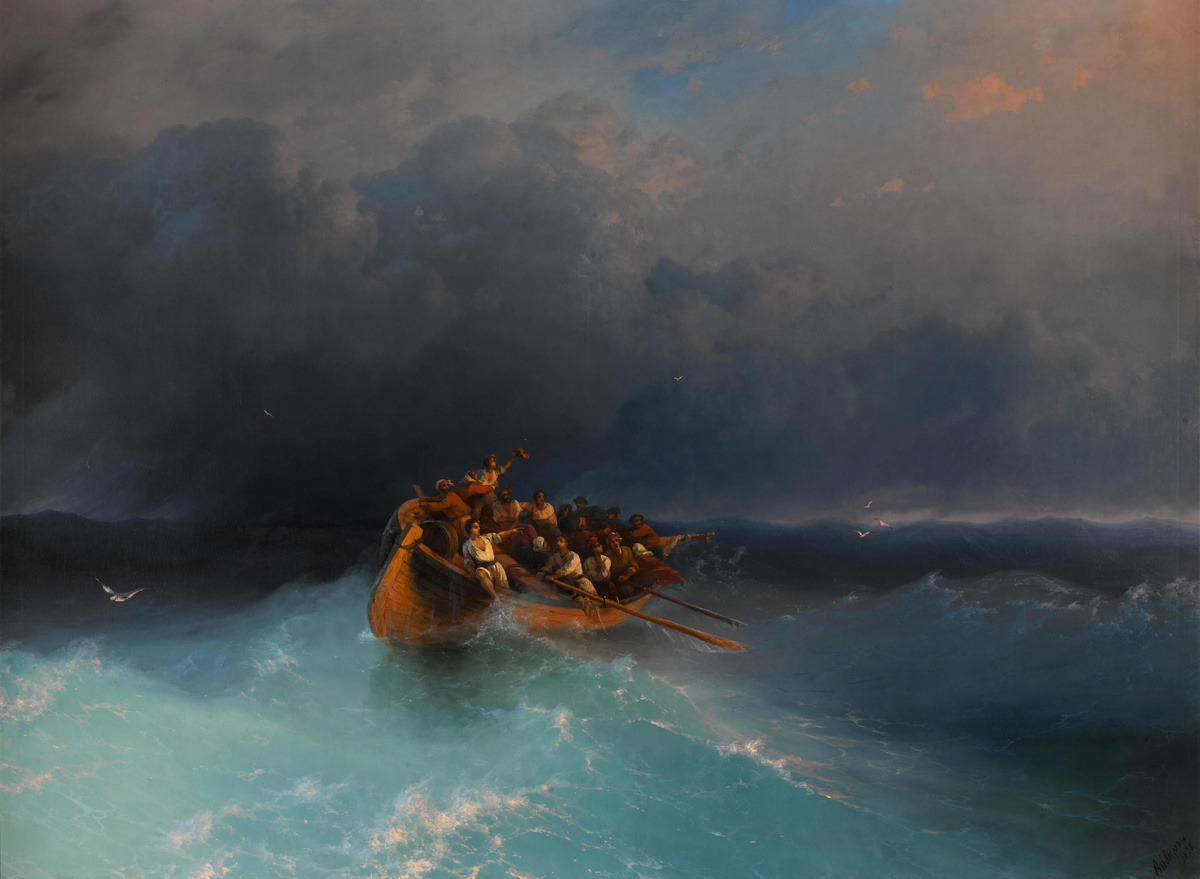 Иван Айвазовский. Выжившие. 1878