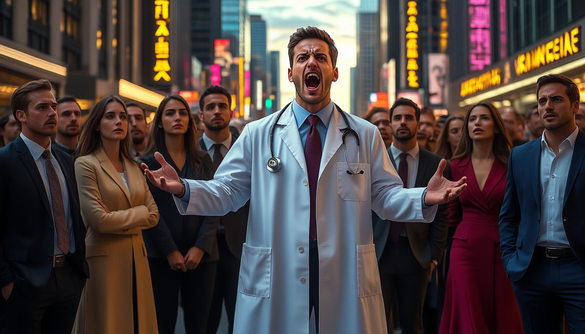 Рисунок 18. Тот самый шизанутый ветеринар, который не готов смириться. Чудак-человек...