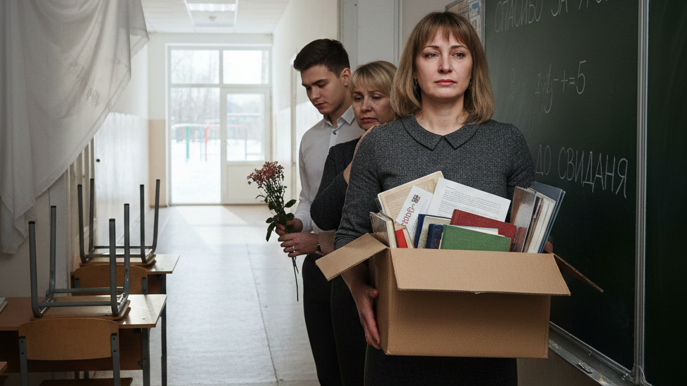 Учитель ушла 