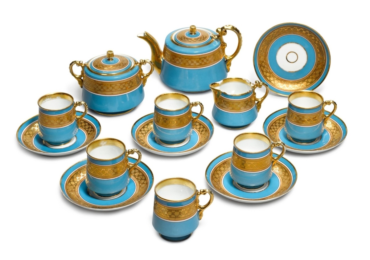 Чайный сервиз. Гарднер. Российская империя. Конец XIX в. Аукционный дом Sotheby's 