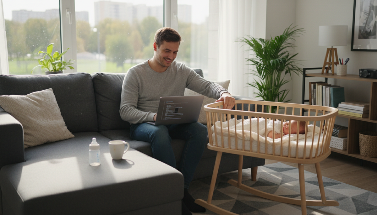 отпуск может использовать папа