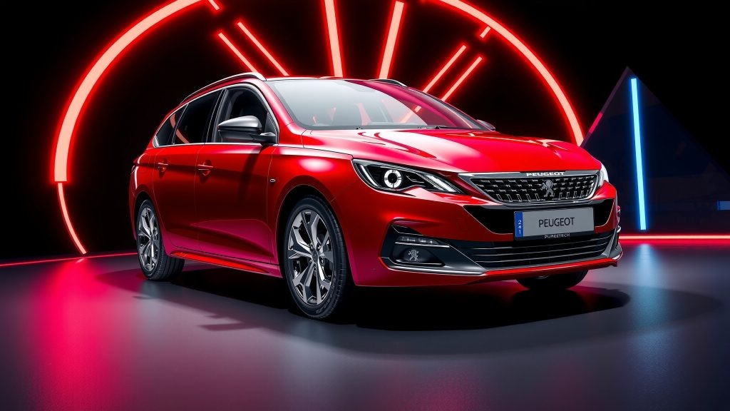    Что делает Peugeot 308 SW 1.2 PureTech 2025 французским универсалом с элегантным дизайном?