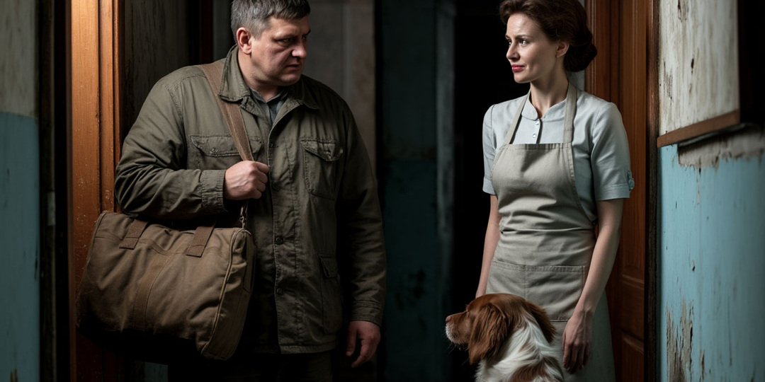 Я вернулся с вахты, и моя собака зарычала на жену. То, что я услышал за дверью кухни, заставило меня бежать через окно.