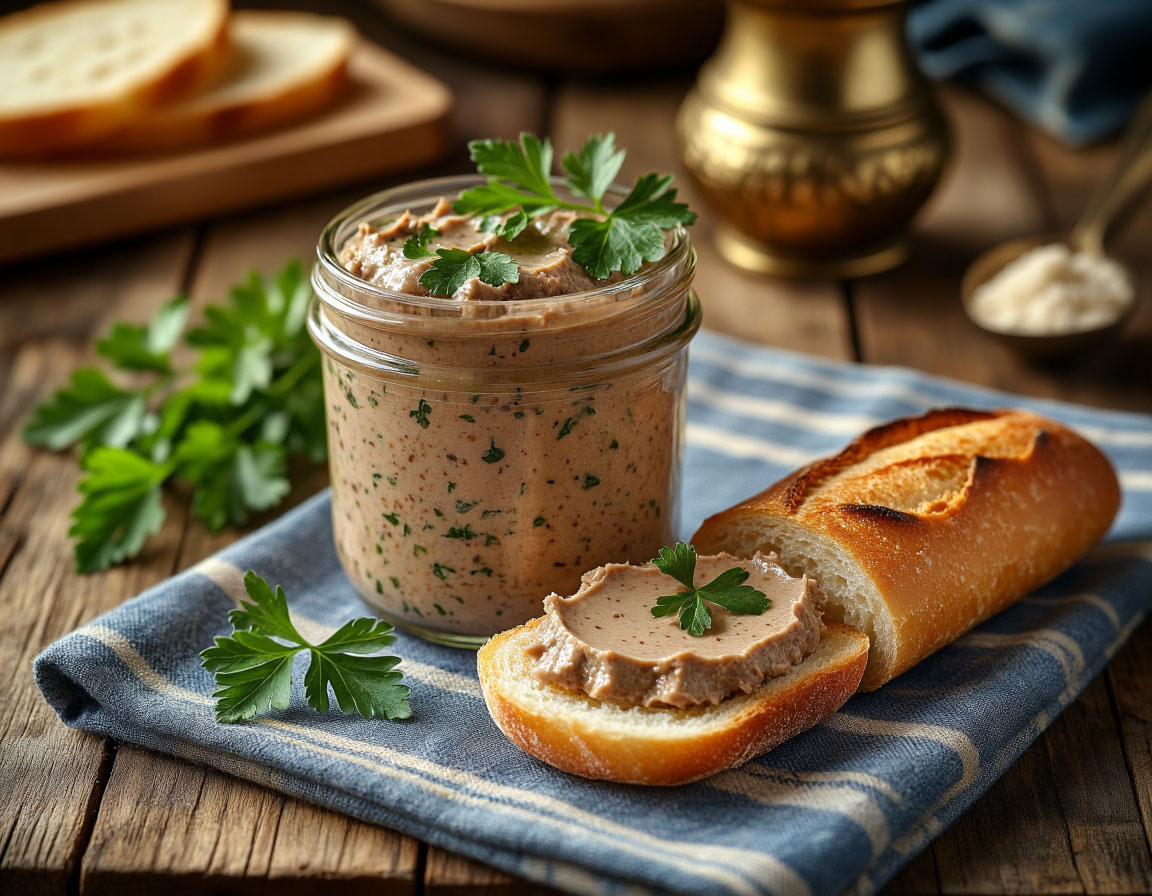 Паштет с куриной печенью и мускатным орехом