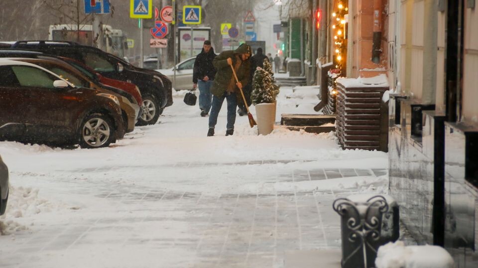    Снег в Барнауле. Ноябрь. Источник: Виталий Барабаш