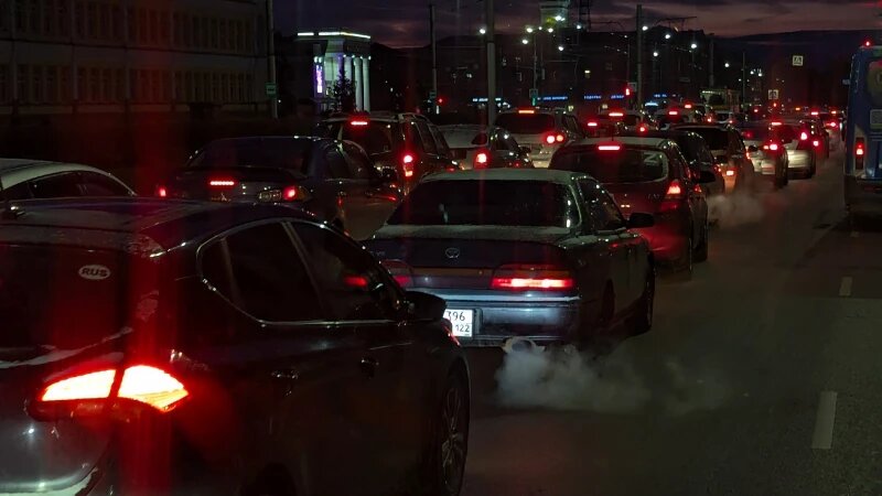     Пробки в Барнауле. Анастасия Панченко