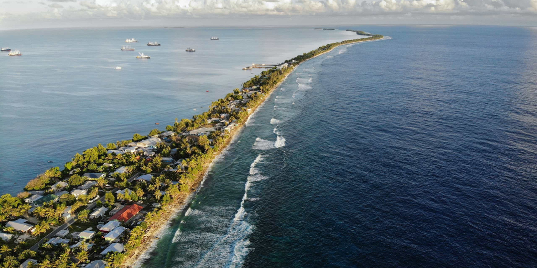 Высшая точка Тувалу с высотой менее 5 метров над уровнем моря