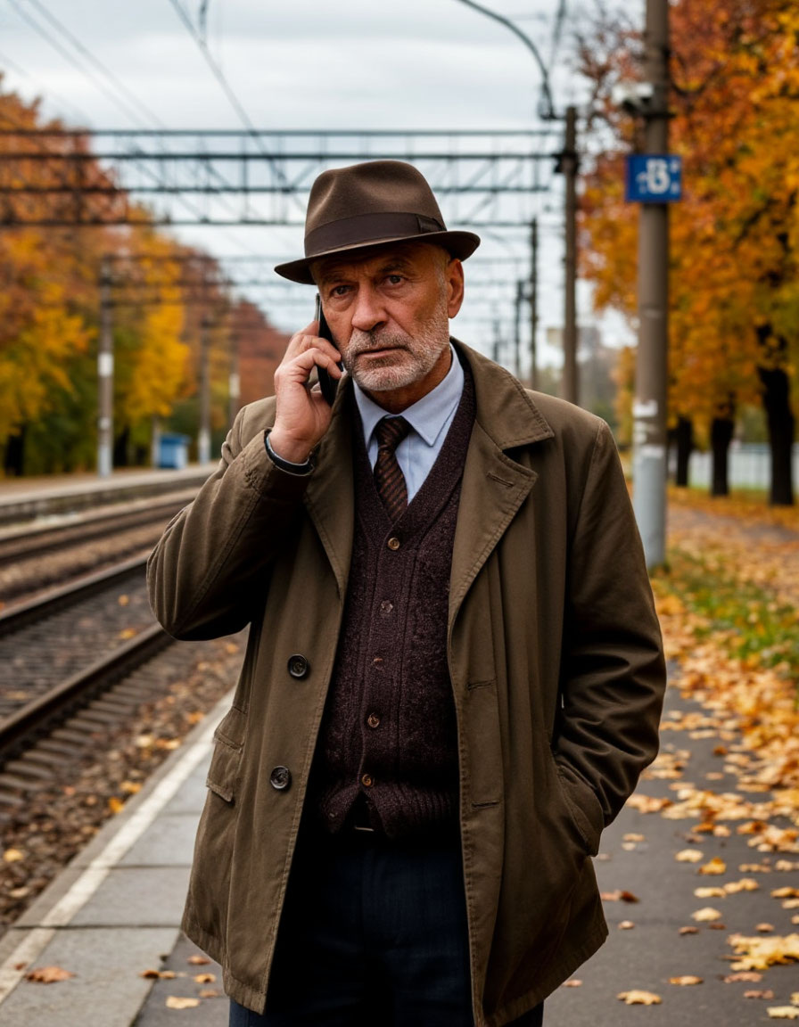 Николай Иванович за работой. Картинка создана ИИ.