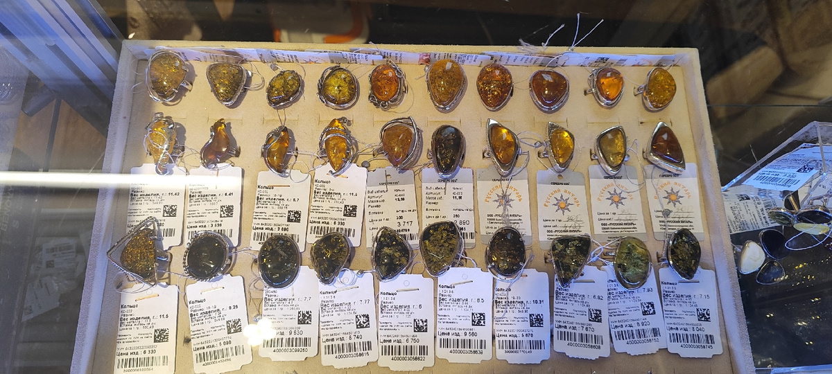 Это всё янтарь