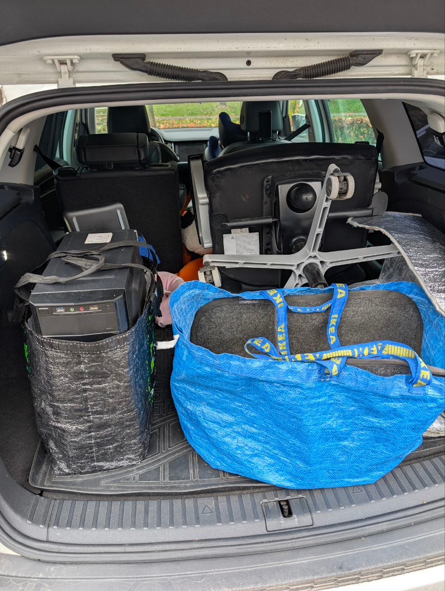 моё рабочее место уехало со мной