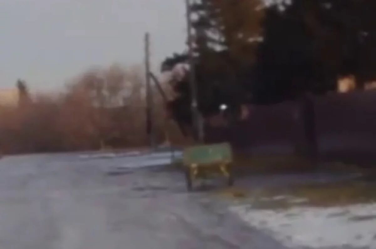    Под Омском мотороллер подростка, скрывавшегося от полиции, сбил женщину