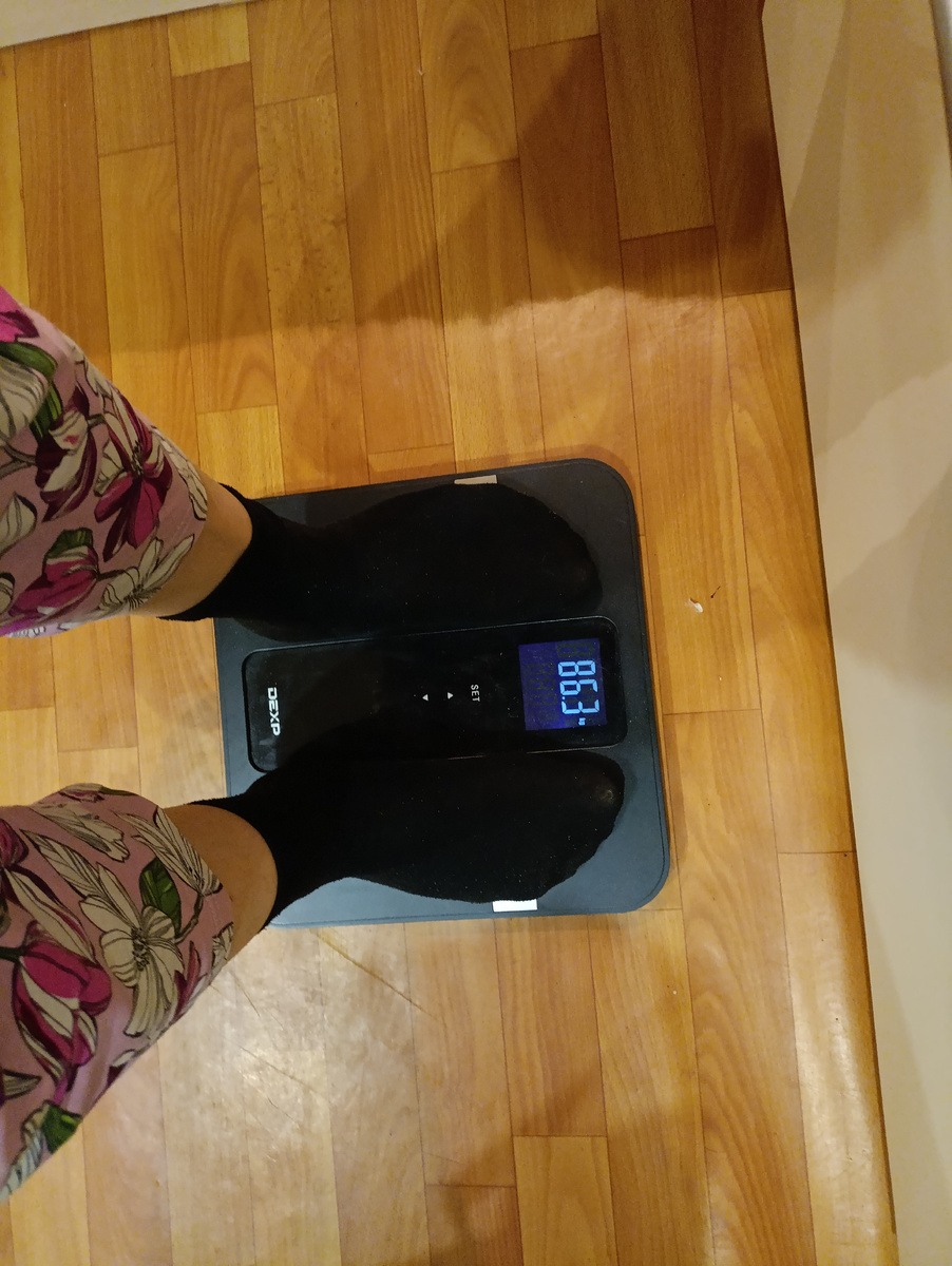 21 день. Взвешивание.