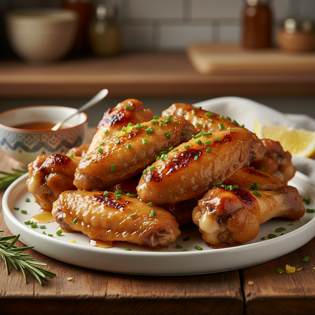 Крылышки в глазури