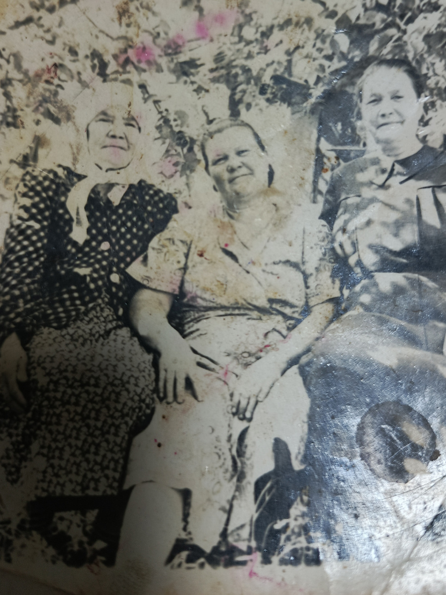 Из семейного архива. Терские Казачки. Катерина в центре.