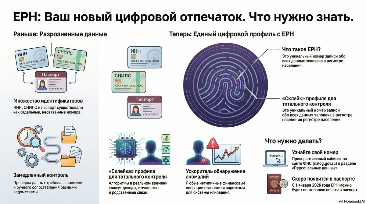 ЕРН — новый цифровой отпечаток гражданина: нужен всем, понимают пока единицы