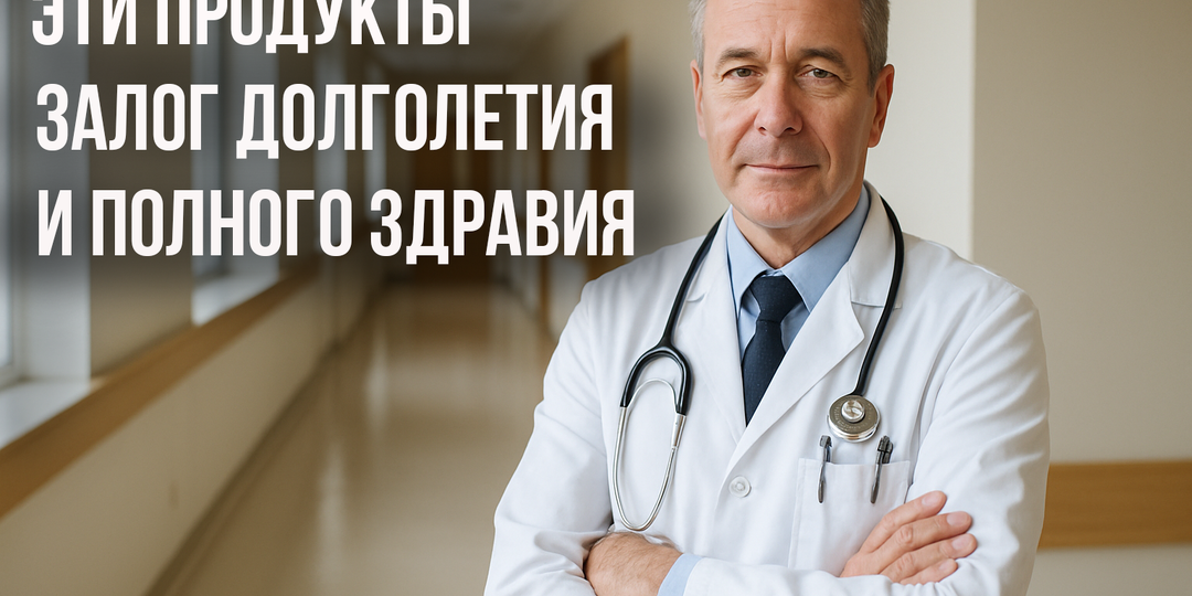 7 продуктов, которые продлевают жизнь после 60 — исключать их опасно