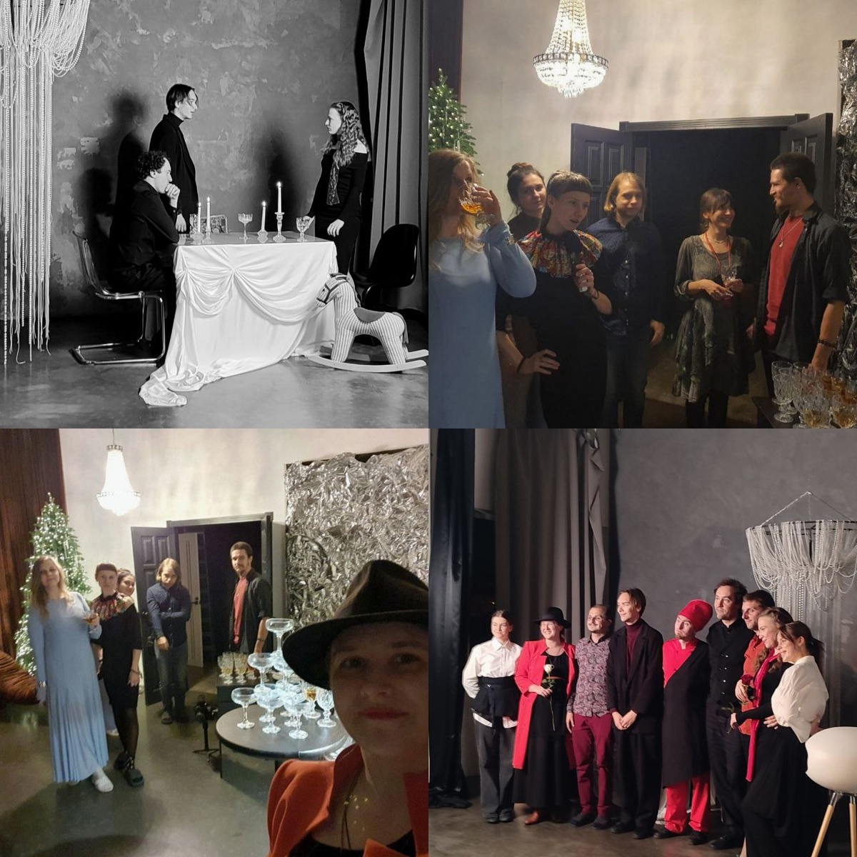 Сдача спектакля-ужина Вау театра. Режиссер — Николай Берман 