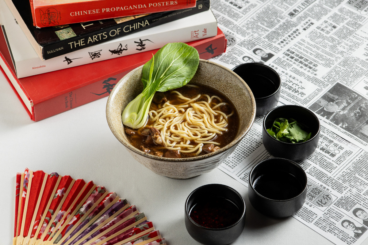 Гусиный суп с домашней лапшой  