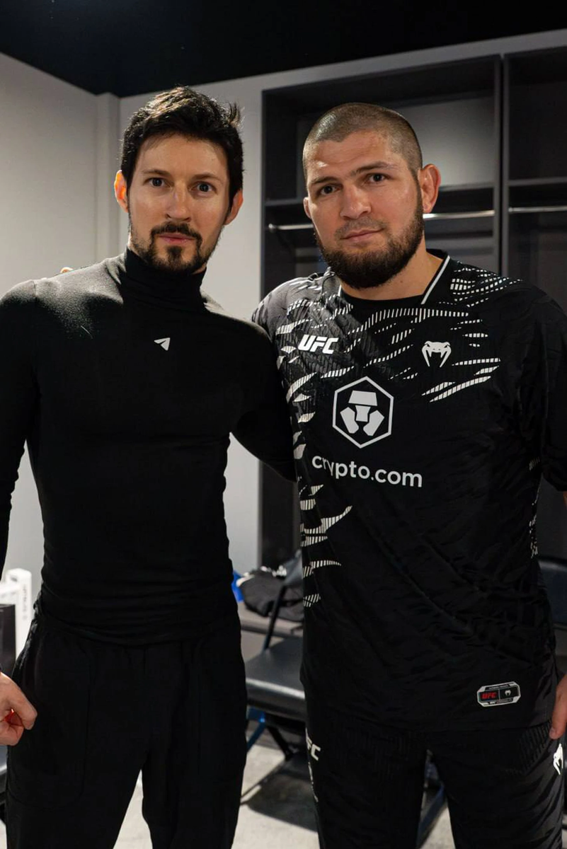     Павел Дуров и Хабиб Нурмагомедов