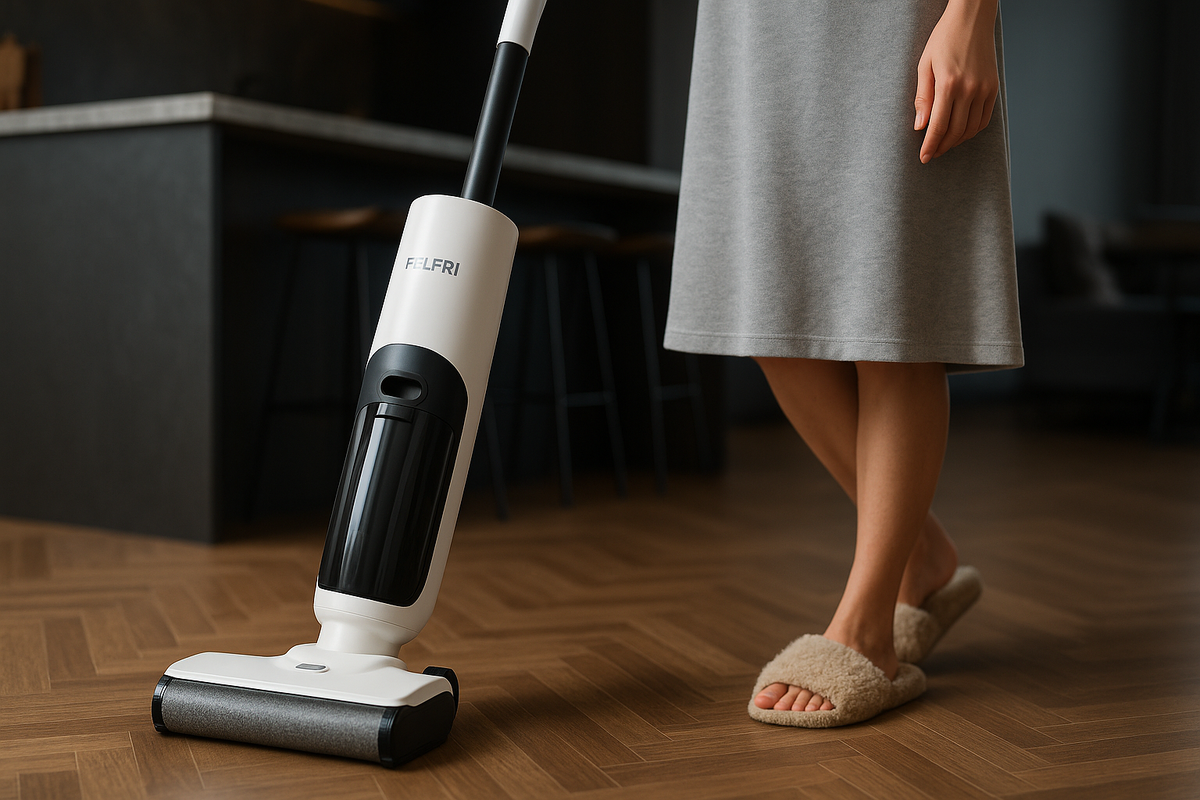 Беспроводной пылесос моющий с сухой уборкой