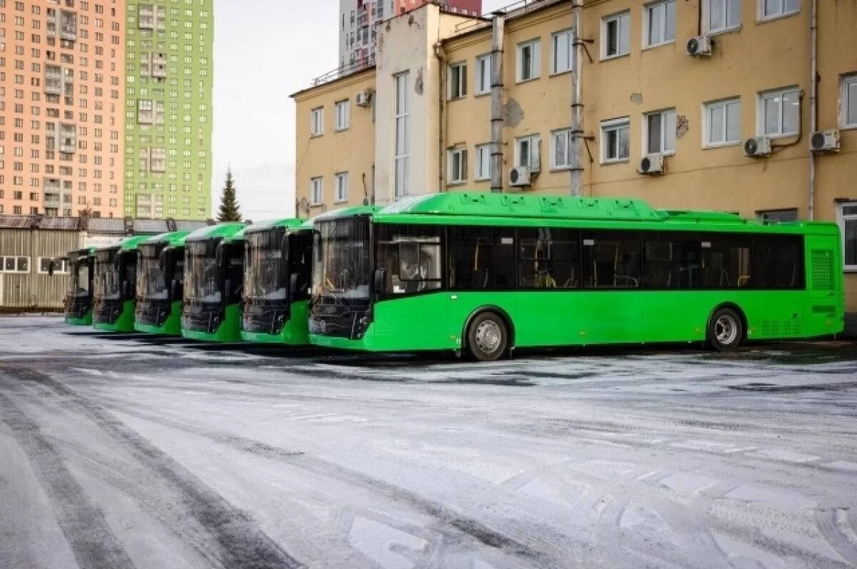    В Екатеринбург поступило ещё 15 автобусов большого класса