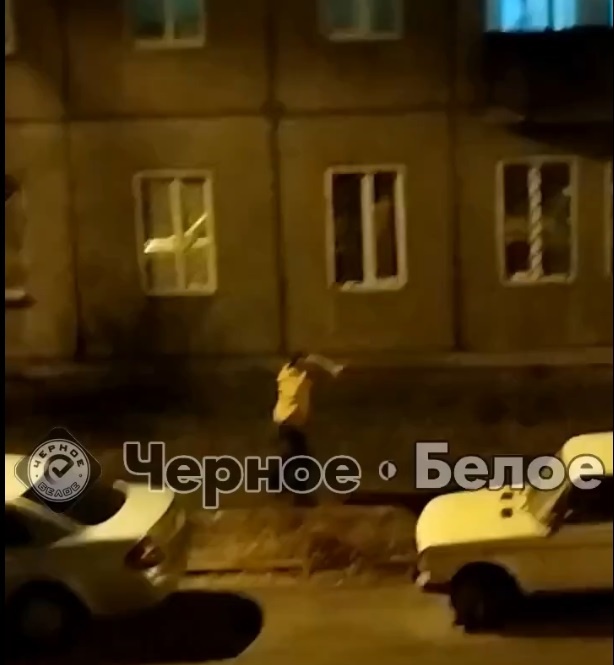 Кадр с видео очевидцев