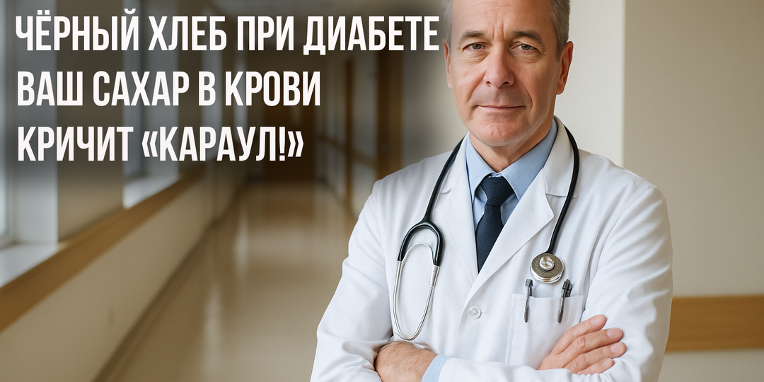 Черный хлеб при диабете: опасная ошибка, которую делают 9 из 10. Почему стоит остановиться