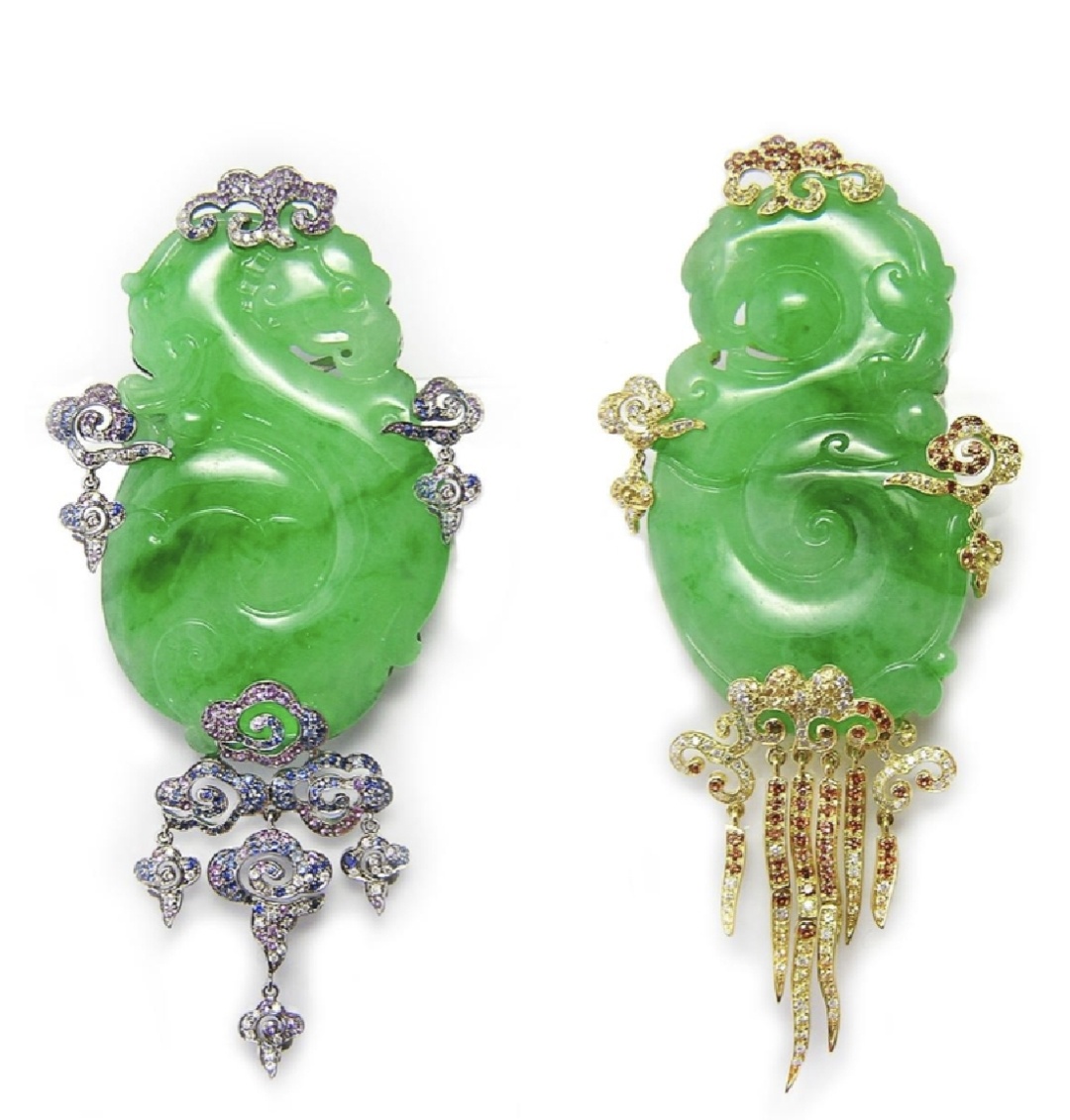 Асимметричные серьги. Цена около 1 млн долларов.