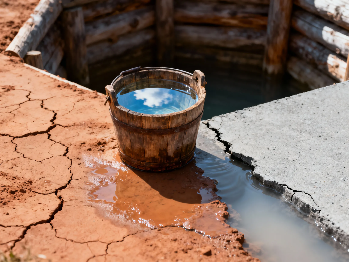 Два материала — две философии. Глина дышит и защищает, бетон трескается и пропускает. Мудрость предков против спешки современности