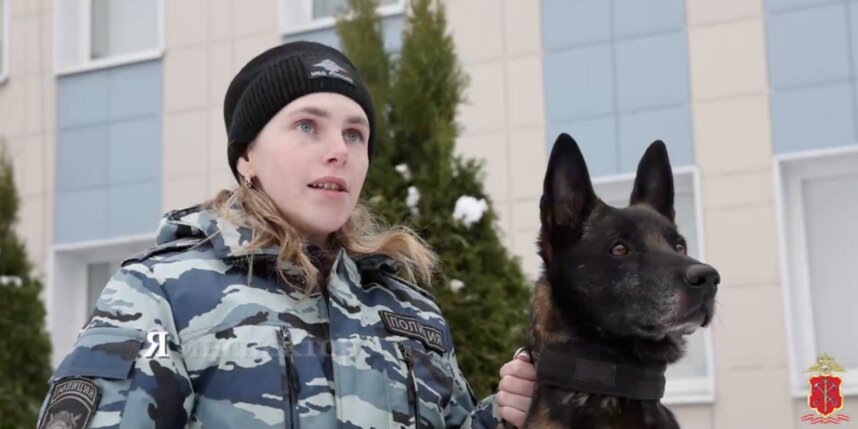    скриншот видео t.me/spb_police78