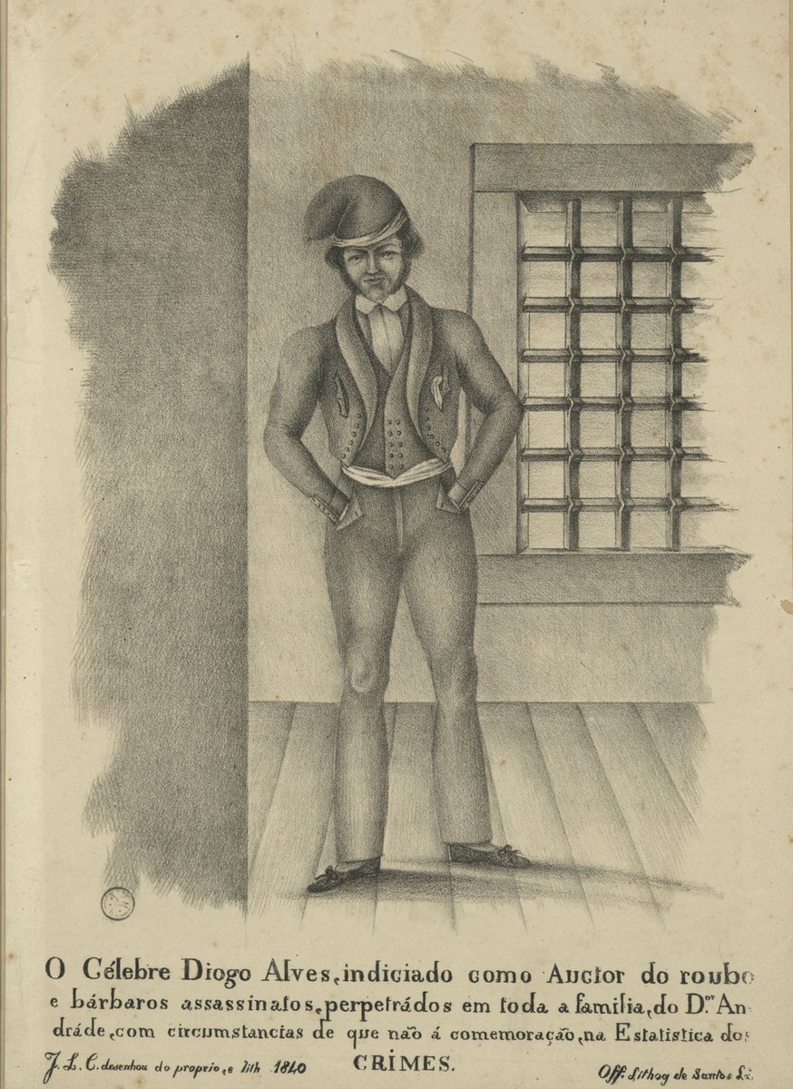 Диогу Алвеш, португальский серийный убийца. В период между 1836 и 1840 годами убил около семидесяти человек. https://gl.wikipedia.org/wiki/Diogo_Alves