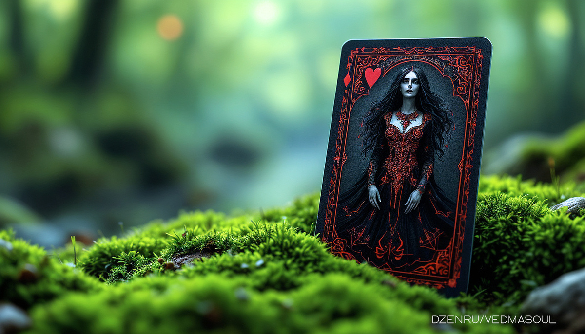 © Авторское изображение @vedmasoul. Cгенерировано ИИ. Порча, чистка, гадание, крадник