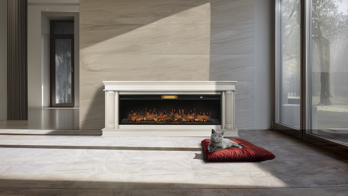 Электрический очаг Royal Thermo серии Aurora в портале