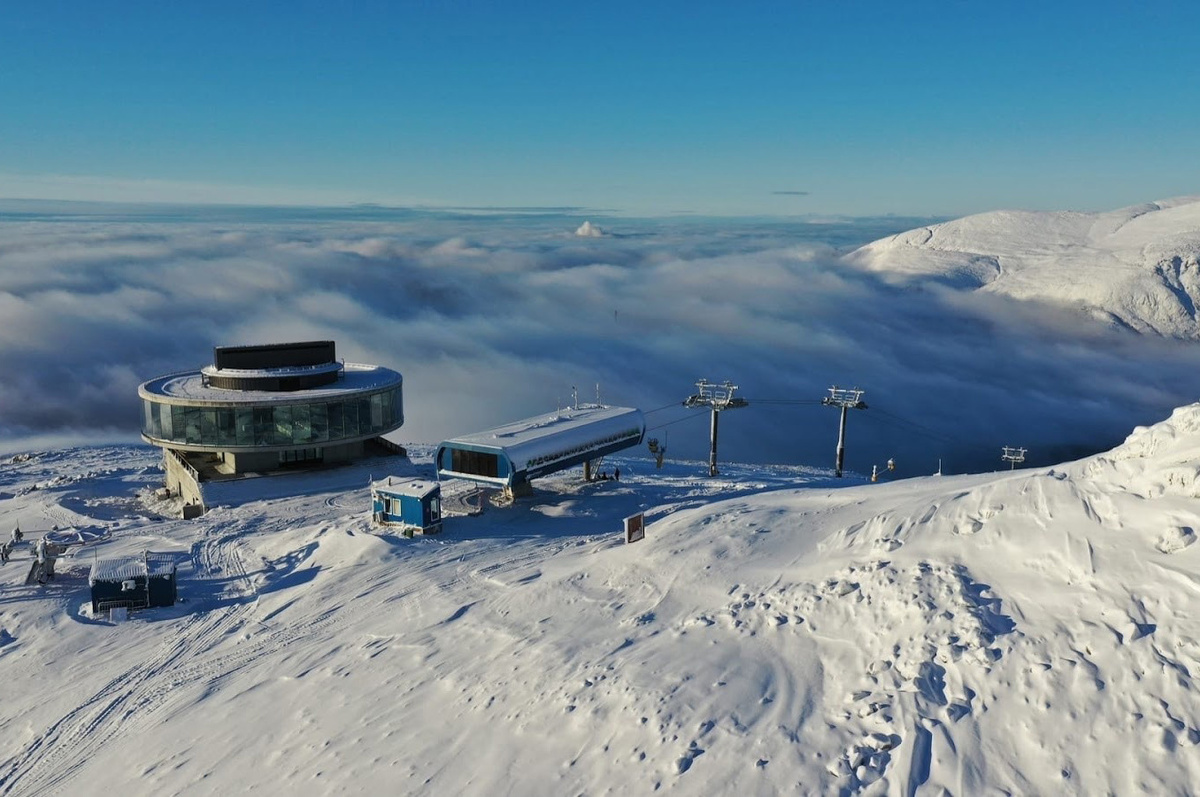 Горнолыжный курорт «Большой Вудъявр» и панорамный ресторан «Плато»