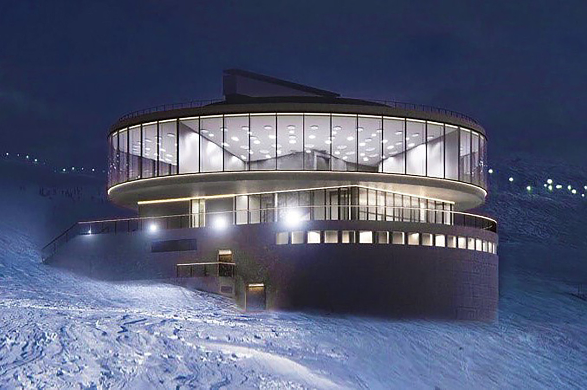 Горнолыжный курорт «Большой Вудъявр» и панорамный ресторан «Плато»