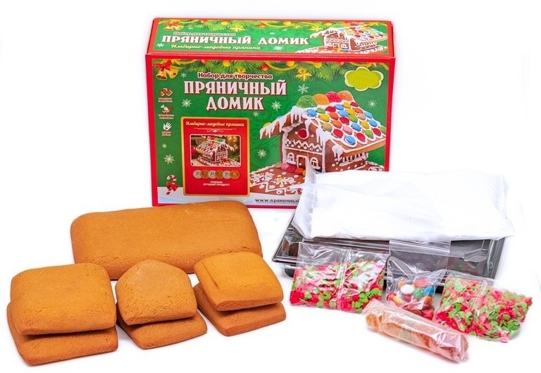 Пряничные наборы для творчества в подарочной упаковке с логотипом