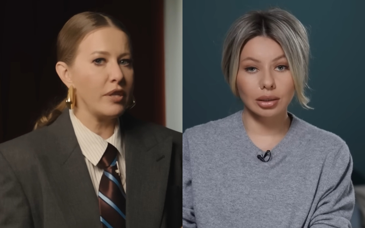 Ксения Собчак, Надежда Стрелец. Фото: YouTube