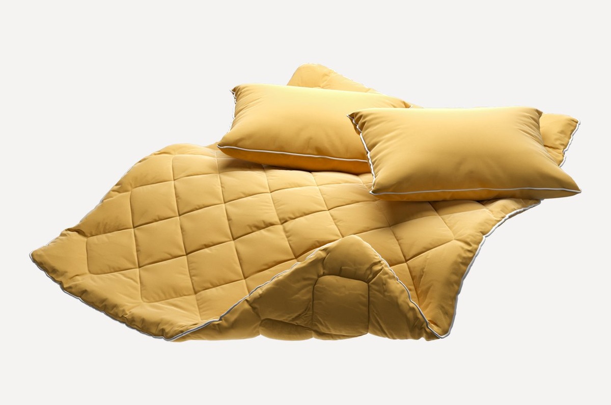 Комплект для сна Лосен 172x205 Yellow, divan.ru