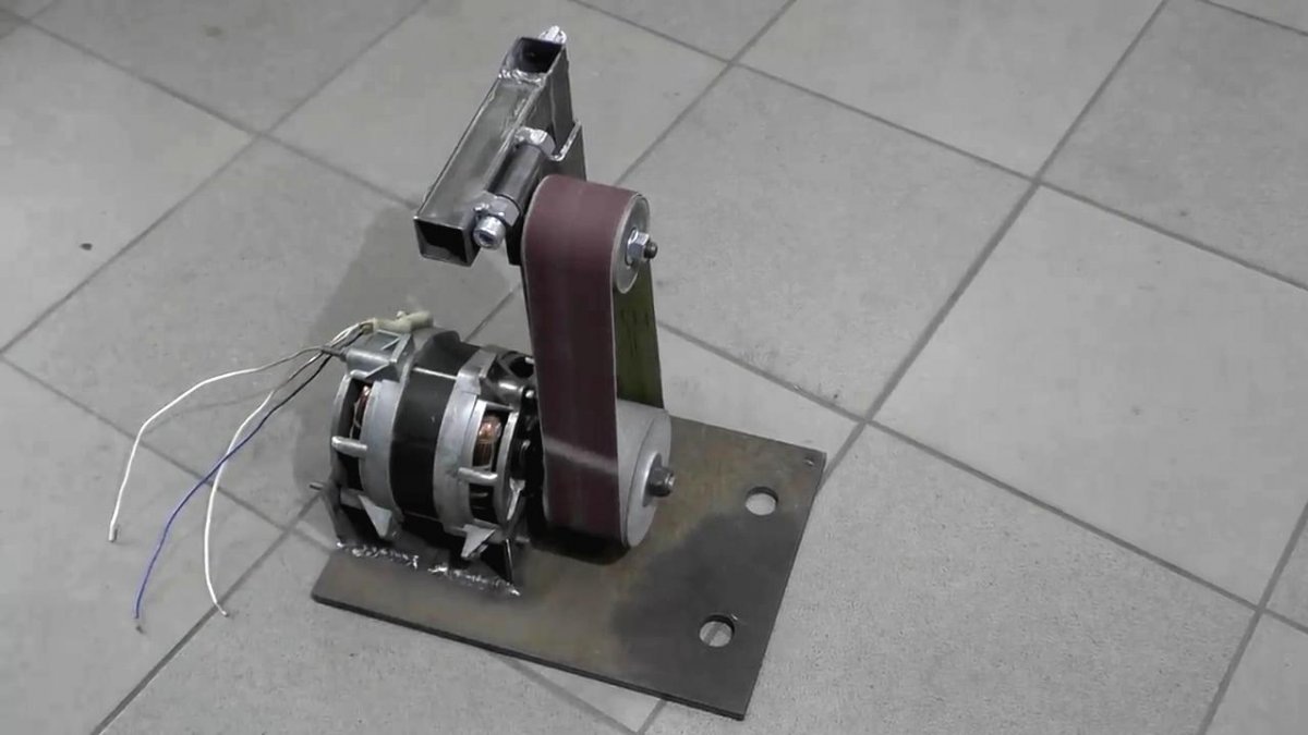 Гриндер самодельный из двигателя от стиральной машины