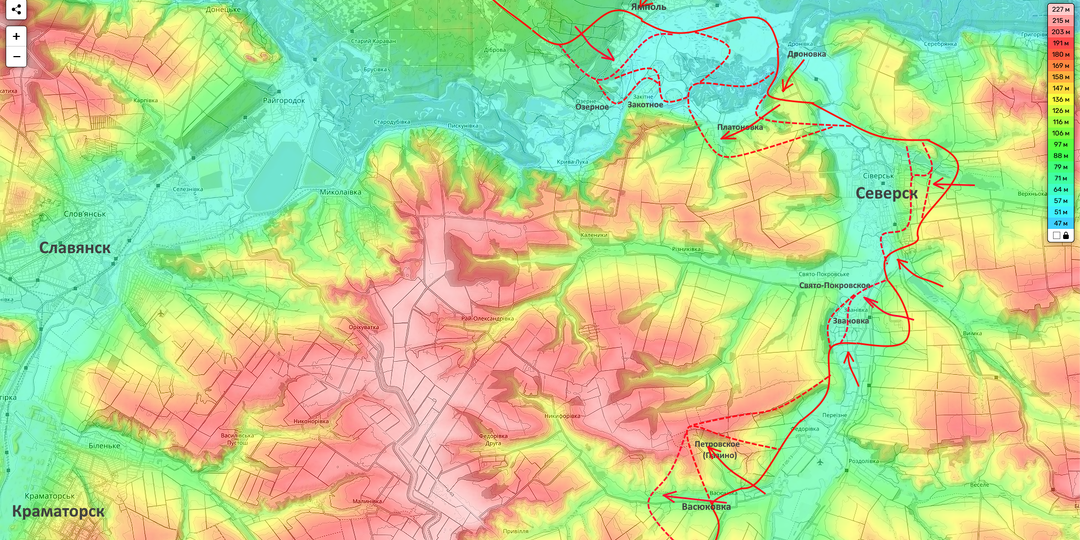 Северское направление на 27.11.25: Васюковка...