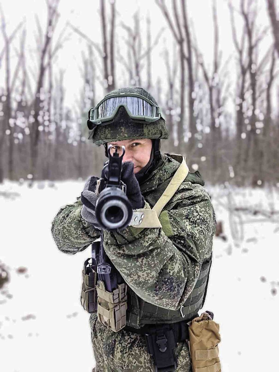 Занятие в учебке перед отправкой в зону проведения СВО