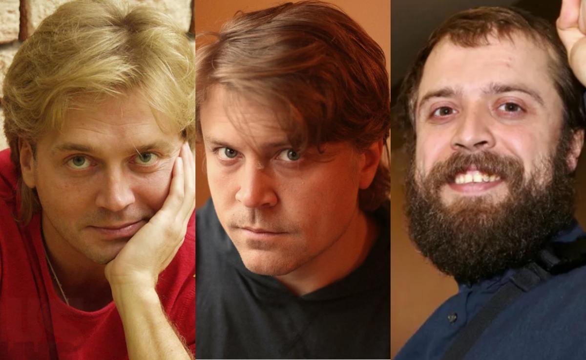 на фото слева Илья, в центре Алексей, справа Александр-младший Ильины 