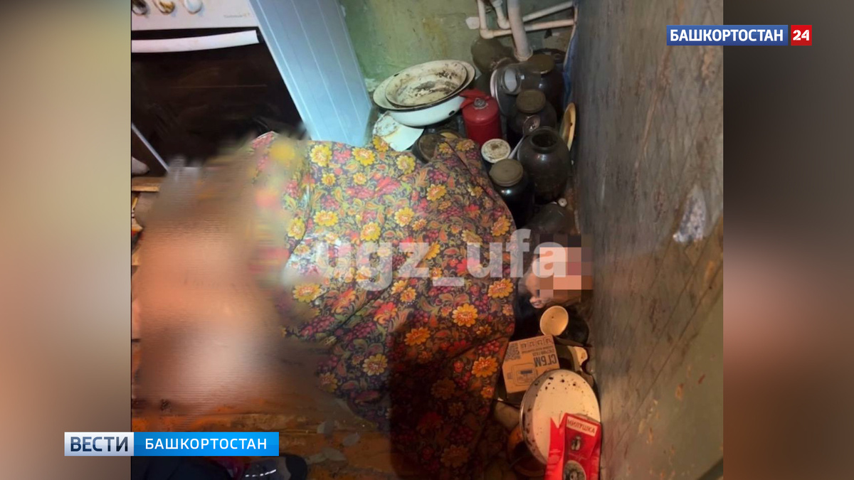     В Уфе спасли 85-летнюю бабушку, придавленную кухонным шкафом