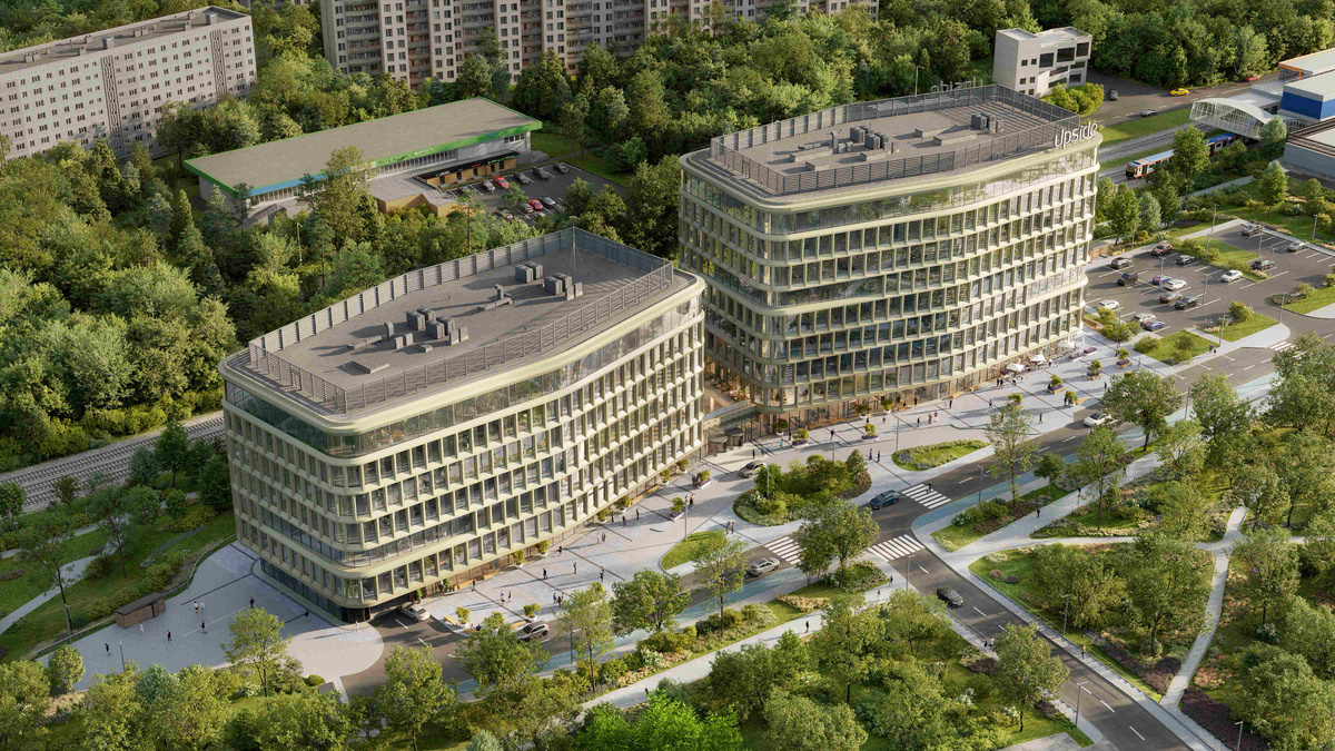 Высокотехнологичный бизнес-центр Upside Кунцево на западе столицы