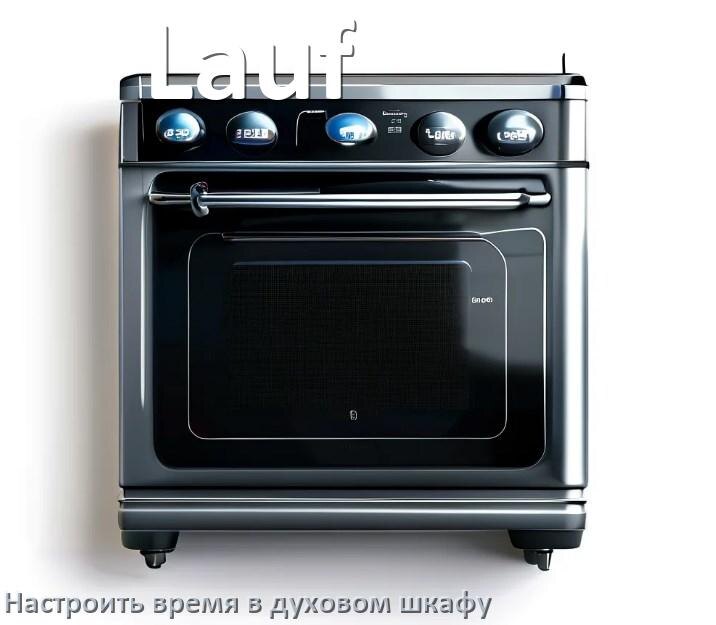 
Как в духовом шкафу Lauf настроить время и установить часы