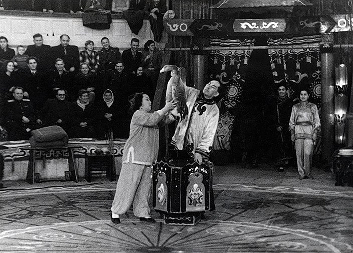 Людмила Маликова, Тинсан (Михаил) Ван-Ю-Ли, фото murmanarchiv.ru