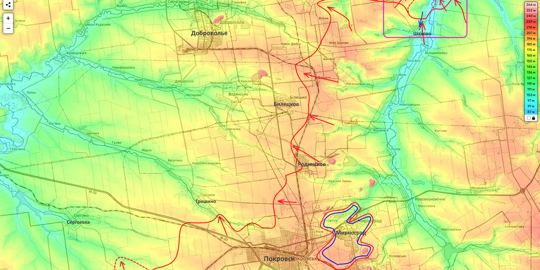 Покровское направление на 27.11.25: Софиевка...