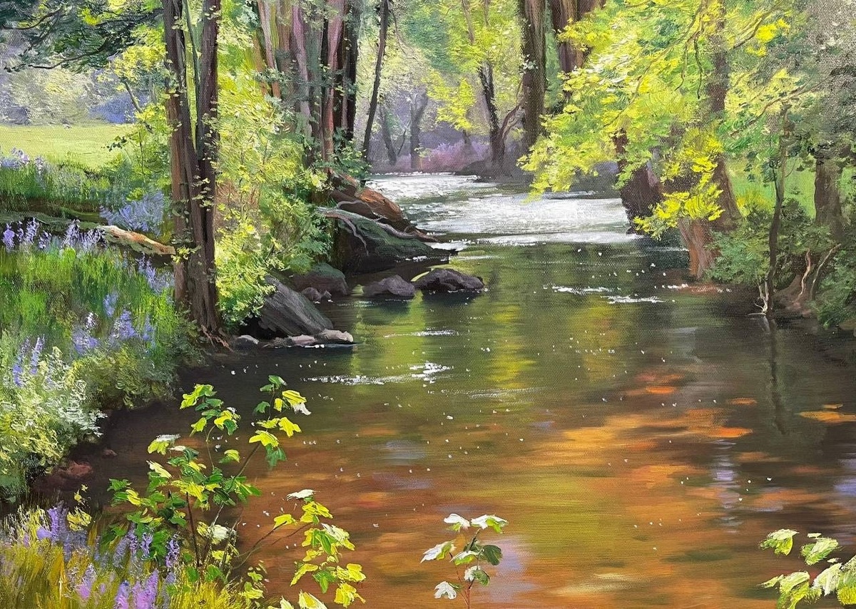 Солнечная заводь. Источник изображения: vk.com›saharovs_art